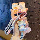 Wagging Cat Resin Keyring